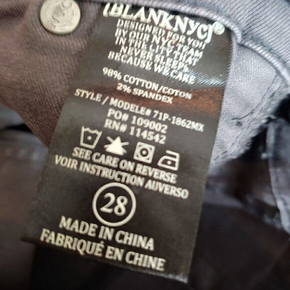 Blank NYC zipper ankle gray-green pants size 28 - Picture 7 of 9